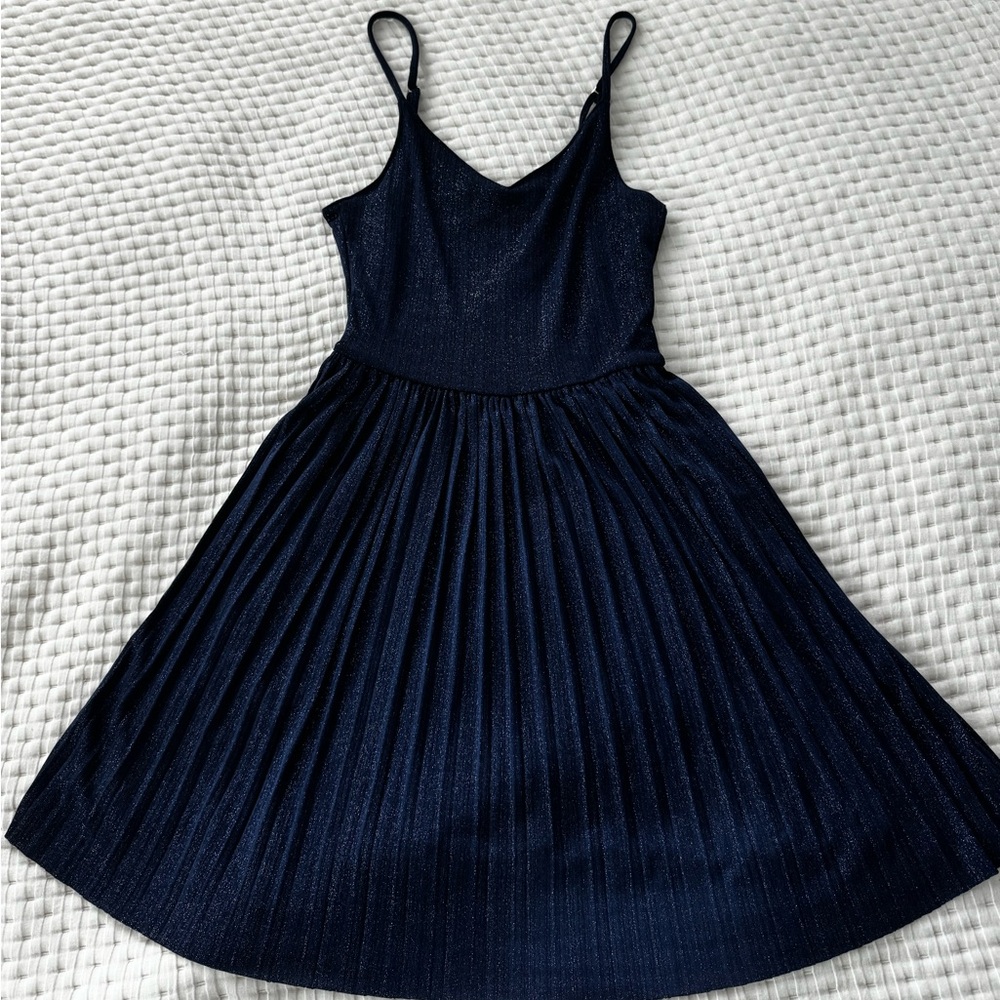 Hollister Shimmering Navy Dress